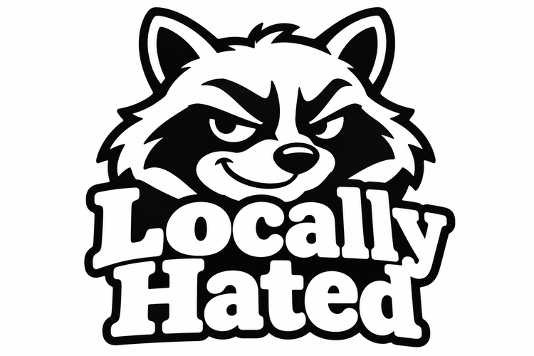 Locally Hated Vinyl Decal