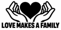 Love Makes a Family LGBTQ+ Pride vinyl decal artwork