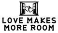 Love Makes More Room original single-color production artwork using Bullard Roadhouse lettering