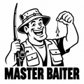 Master Baiter black vinyl decal artwork