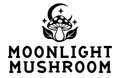 Moonlight Mushroom original single-color production artwork using Bullard Roadhouse lettering