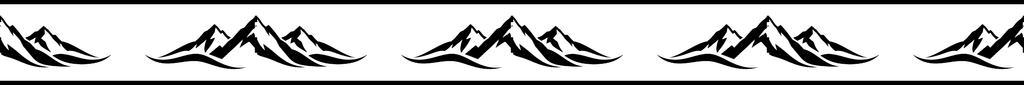 Mountain Switchback exact 24 inch long by 2 inch high half-pattern production artwork