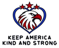 Keep America Kind and Strong Multicolor Vinyl Decal