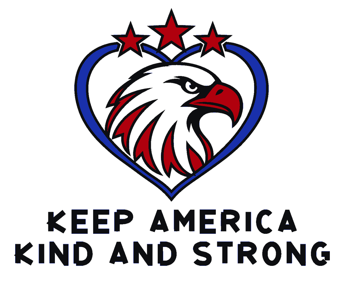Keep America Kind and Strong Multicolor Vinyl Decal