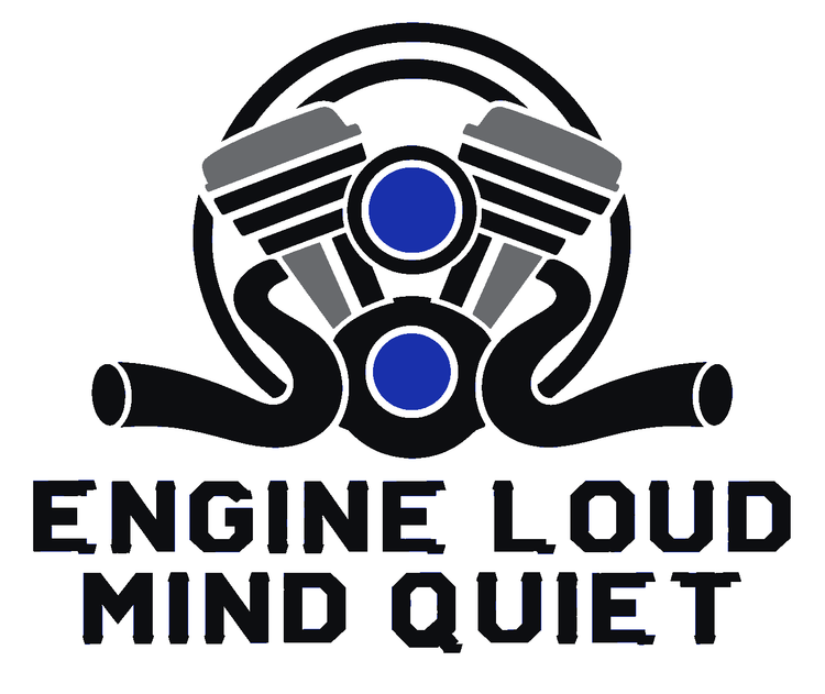 Engine Loud Mind Quiet Multicolor Vinyl Decal