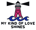 My Kind of Love Shines Multicolor Vinyl Decal
