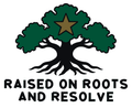 Raised on Roots and Resolve Multicolor Vinyl Decal