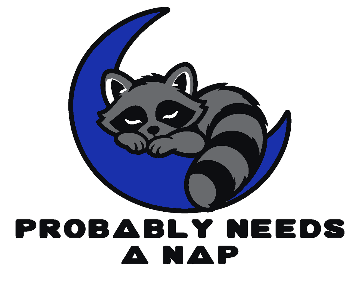 Probably Needs a Nap Multicolor Vinyl Decal