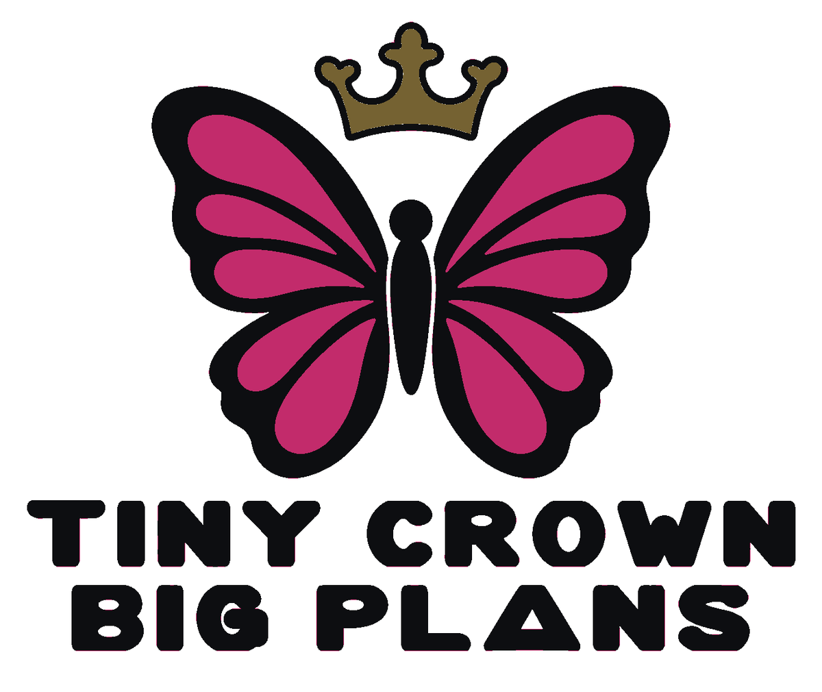 Tiny Crown Big Plans Multicolor Vinyl Decal