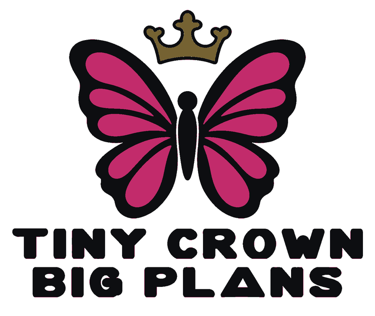 Tiny Crown Big Plans Multicolor Vinyl Decal