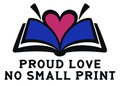 Proud Love No Small Print Multicolor Vinyl Decal