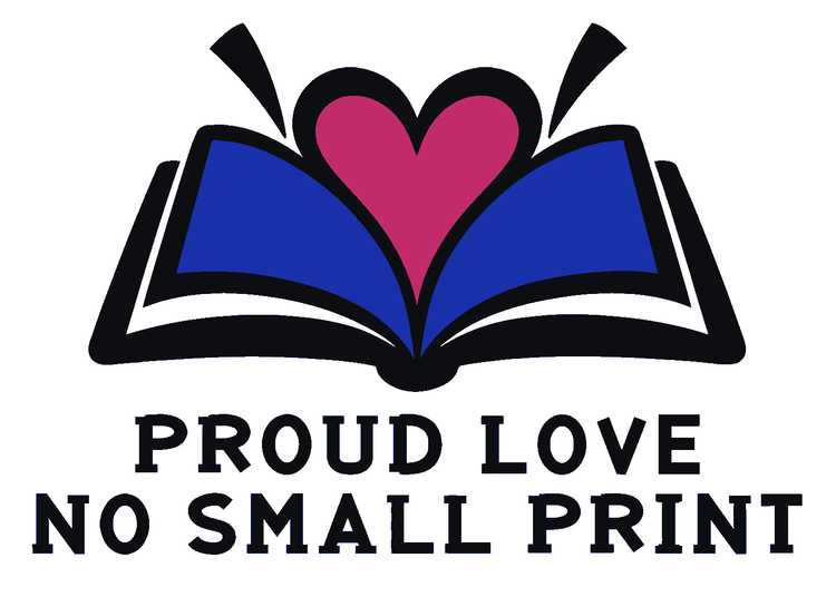 Proud Love No Small Print Multicolor Vinyl Decal