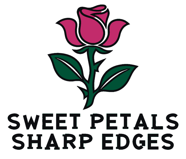 Sweet Petals Sharp Edges Multicolor Vinyl Decal