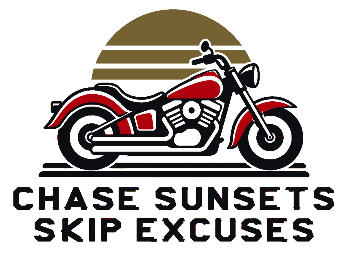 Chase Sunsets Skip Excuses Multicolor Vinyl Decal