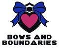 Bows and Boundaries Multicolor Vinyl Decal