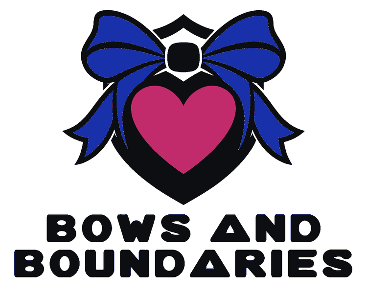 Bows and Boundaries Multicolor Vinyl Decal