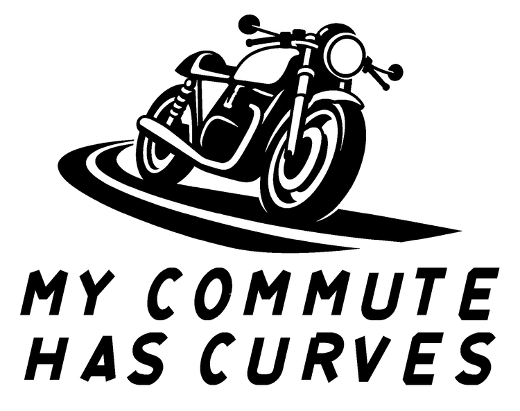 My Commute Has Curves Vinyl Decal