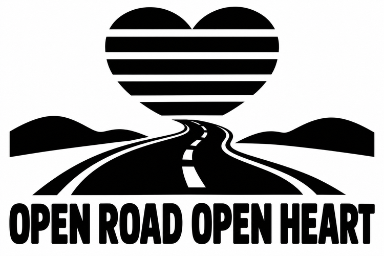 Open Road Open Heart Pride Vinyl Decal