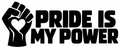 Pride Is My Power LGBTQ+ Pride vinyl decal artwork
