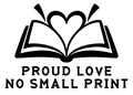 Proud Love No Small Print original artwork using Bullard Roadhouse lettering