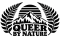 Queer by Nature original black-on-white Pride vinyl decal artwork