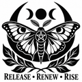 Release Renew Rise vinyl decal artwork