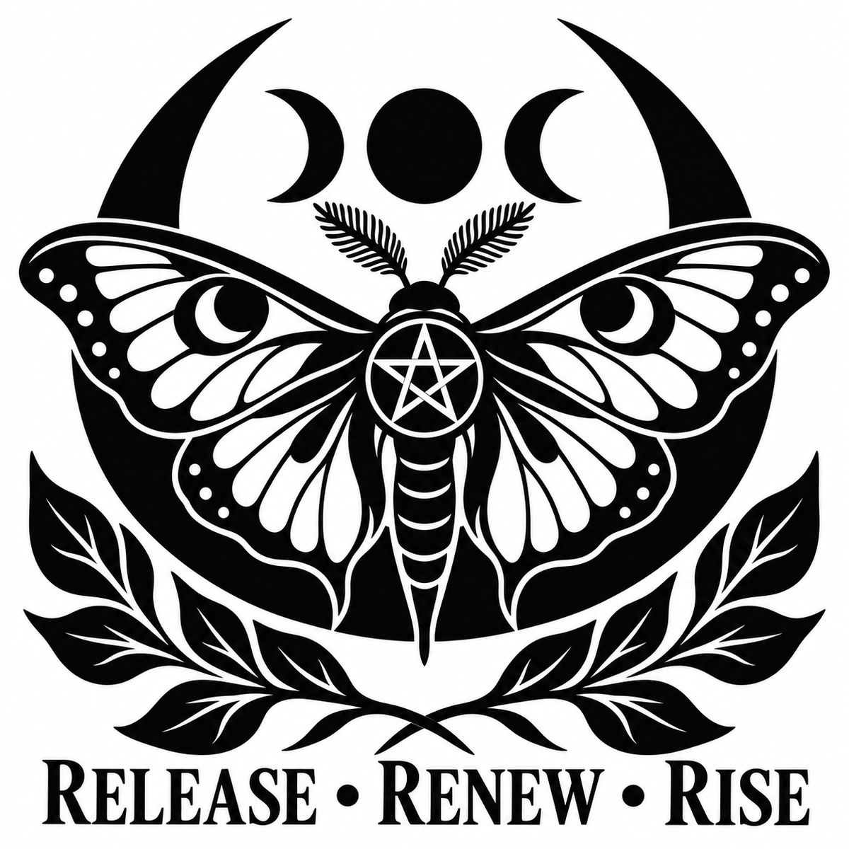 Release Renew Rise vinyl decal artwork