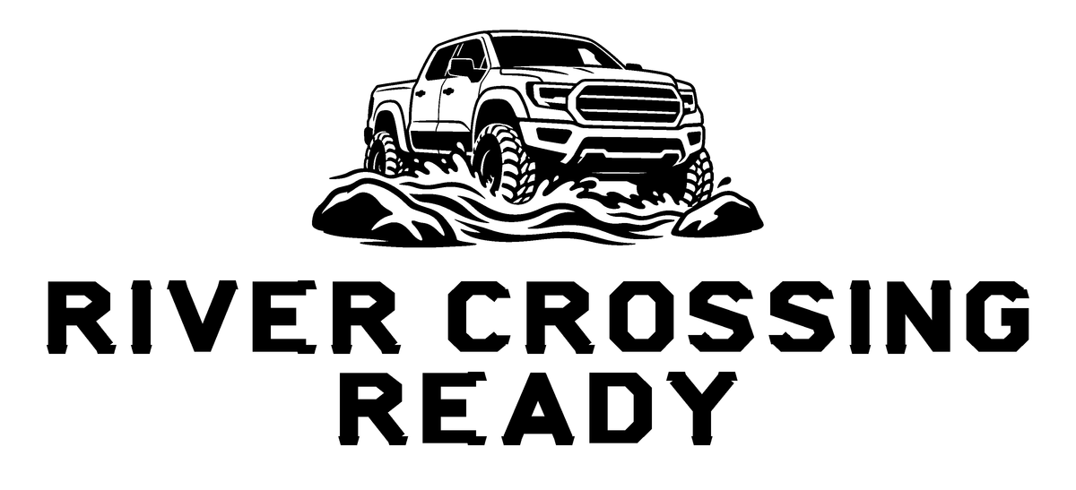 River Crossing Ready original single-color production artwork using Bullard Warforge lettering