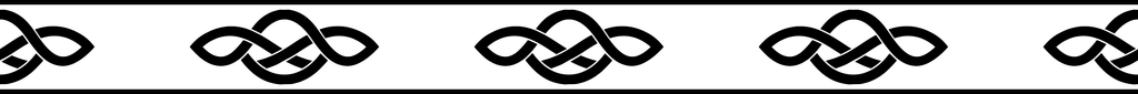 Road Knot: 24-inch strip with half patterns at both ends