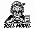 Roll Model black vinyl decal artwork