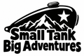 Small Tank Big Adventures original single-color vinyl decal artwork