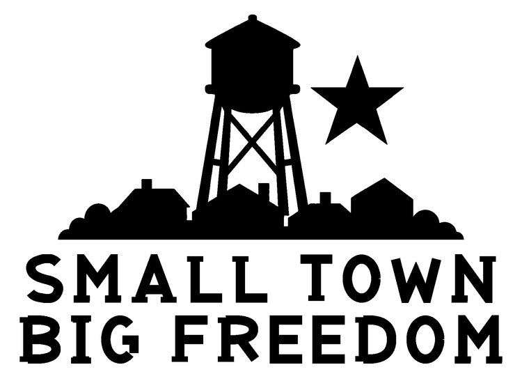 Small Town Big Freedom Vinyl Decal