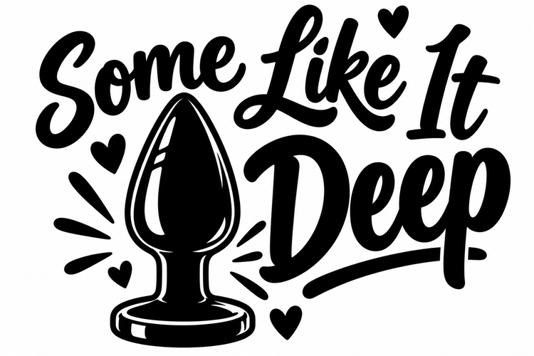 Some Like It Deep Funny Vinyl Decal