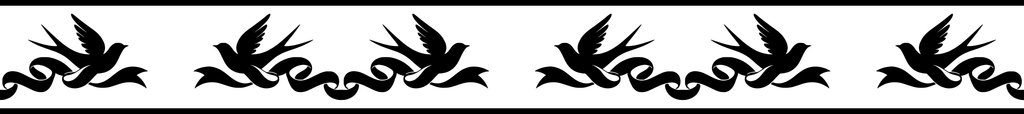 Swallow Swoop: 18-inch strip with half patterns at both ends