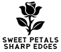 Sweet Petals Sharp Edges original artwork using Bullard Roadhouse lettering