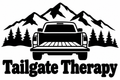 Tailgate Therapy original single-color vinyl decal artwork