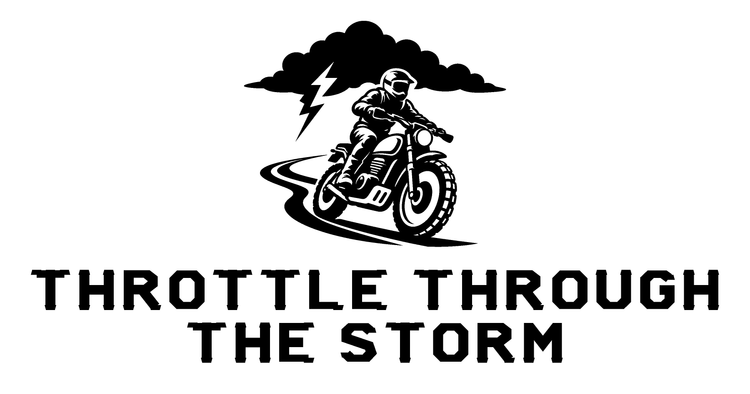 Throttle Through the Storm Vinyl Decal