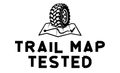 Trail Map Tested original single-color production artwork using Bullard Iron lettering