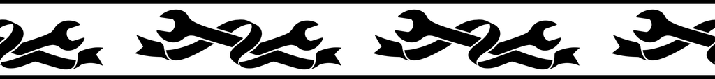 Wrench Curl: 18-inch strip with half patterns at both ends