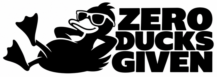 Zero Ducks Given Vinyl Decal
